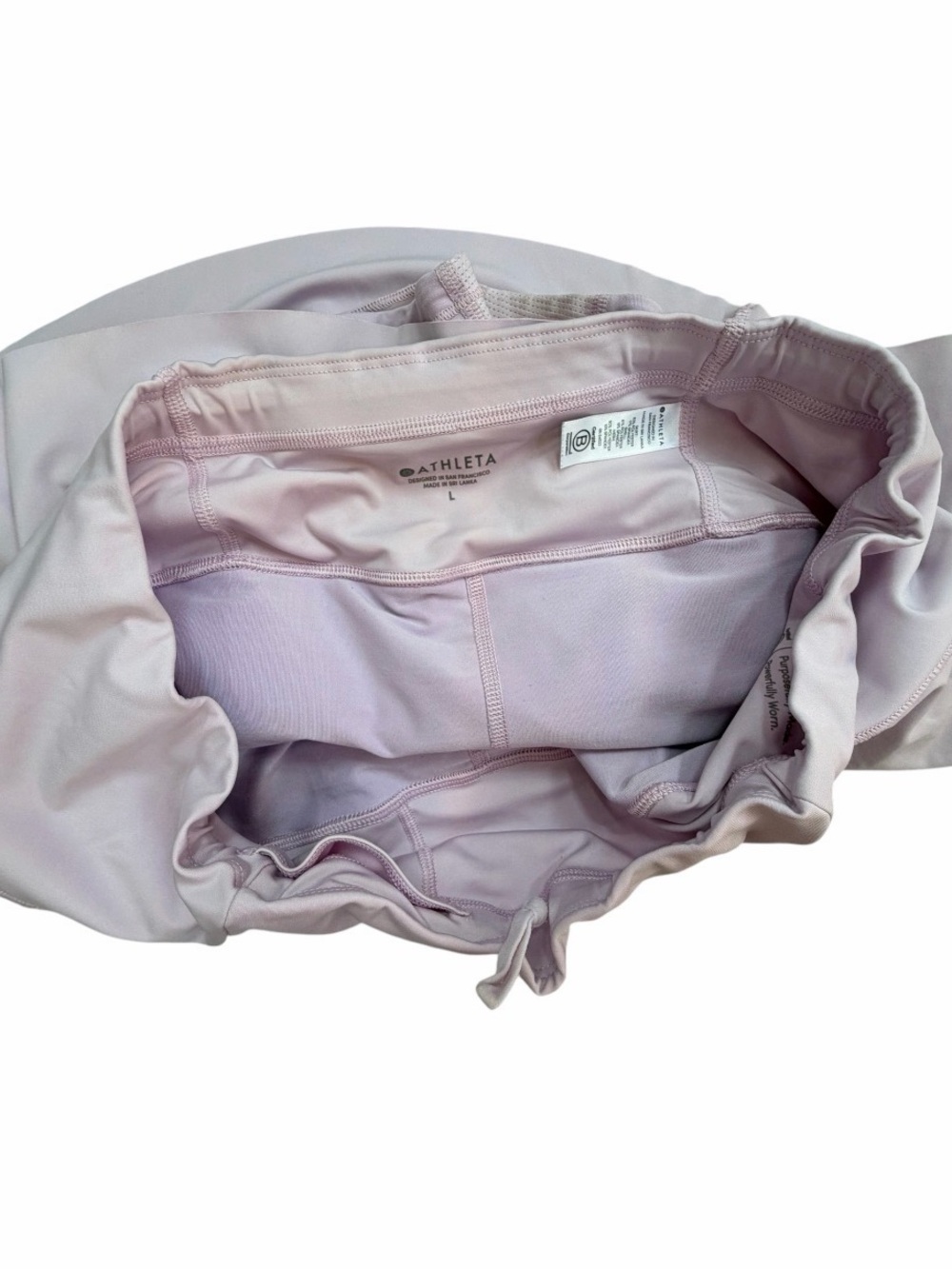 Athleta lavender Performance Skort with Inner Shorts - Picture 5 of 5